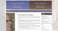 Desktop Screenshot of dacapo-musik.de